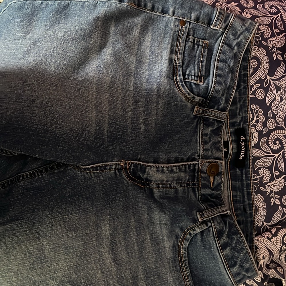 D. Jeans shorts Size 8